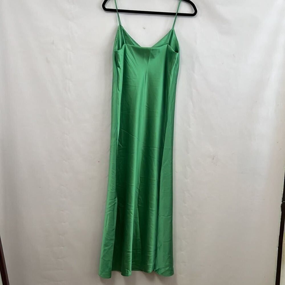 ASOS GREEN PARTY SLIP DRESS SIZE 8 - Picture 3 of 10